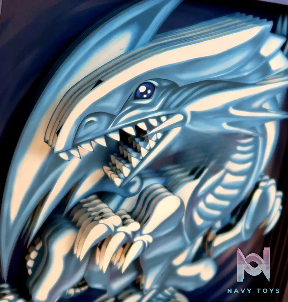 KALA HOME Studio – Blue-Eyes White Dragon 3D Decorative Painting Yu-Gi-Oh!