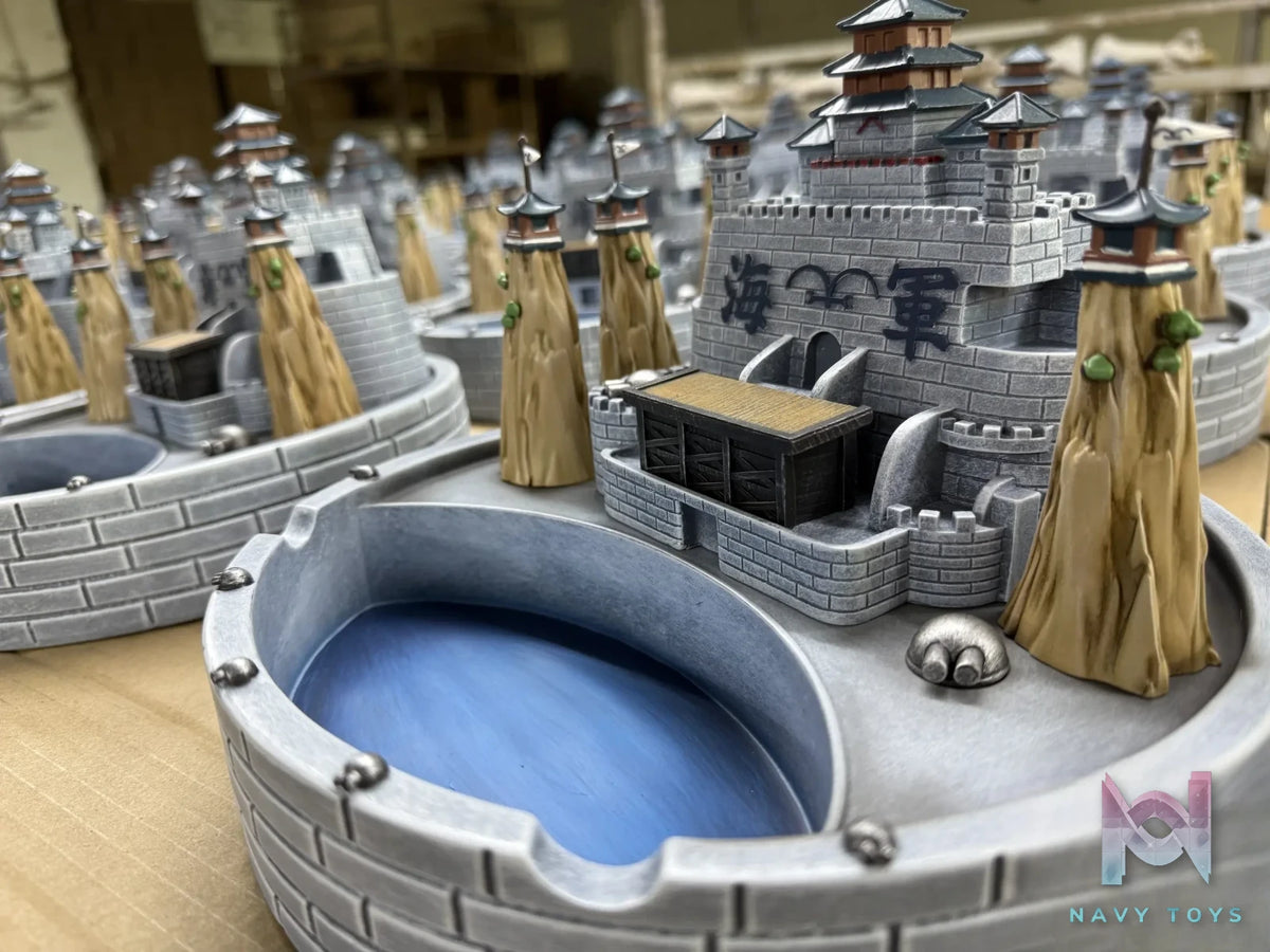 Ke Yi Mo Wan Studio – Marineford’s Marine Headquarters Creative Ornament Ashtray One Piece