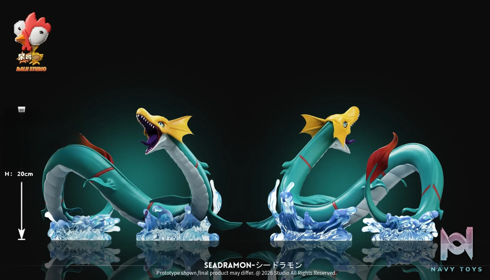IK Studio – Seadramon Digimon