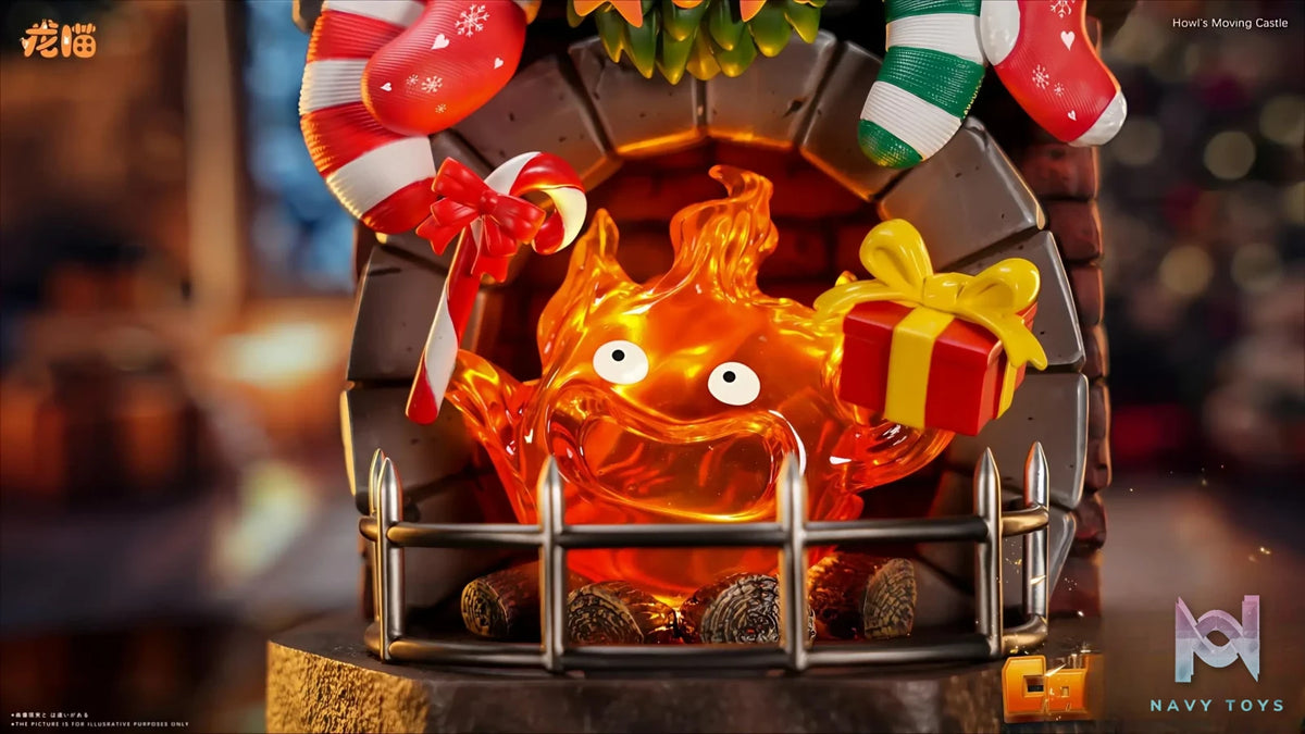 Long Miao Studio – Christmas Calcifer Howl’s Moving Castle