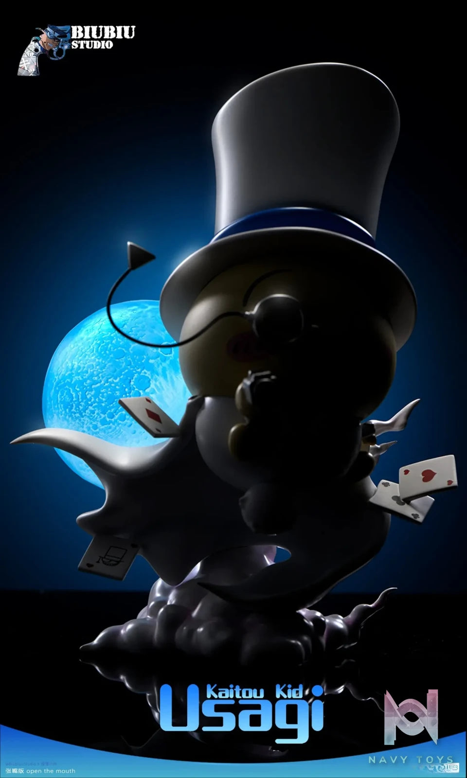 Biubiu Studio – Usagi Cosplay Detective Conan Kid the Phantom Thief Chiikawa