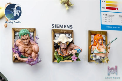 Gravity Studio – One Piece Zoro Nami Usopp 3D Photo Frame