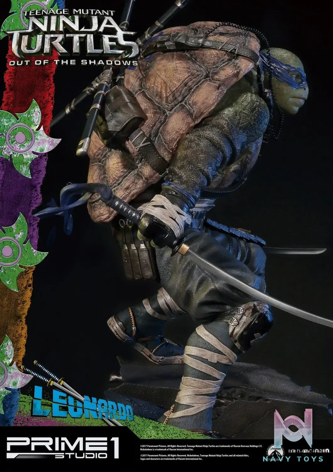 Prime 1 Studio – Premium Masterline Teenage Mutant Ninja Turtles: Out of the Shadows (Film) Leonardo PMTMNT-04 (Licensed)