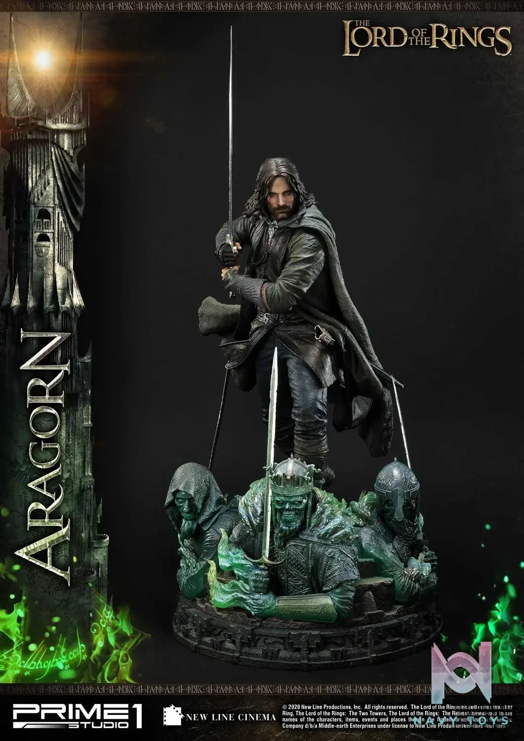 Prime 1 Studio – Premium Masterline The Lord of the Rings: The Return of the King (Film) Aragorn PMLOTR-03 PMLOTR-03DX (Licensed)