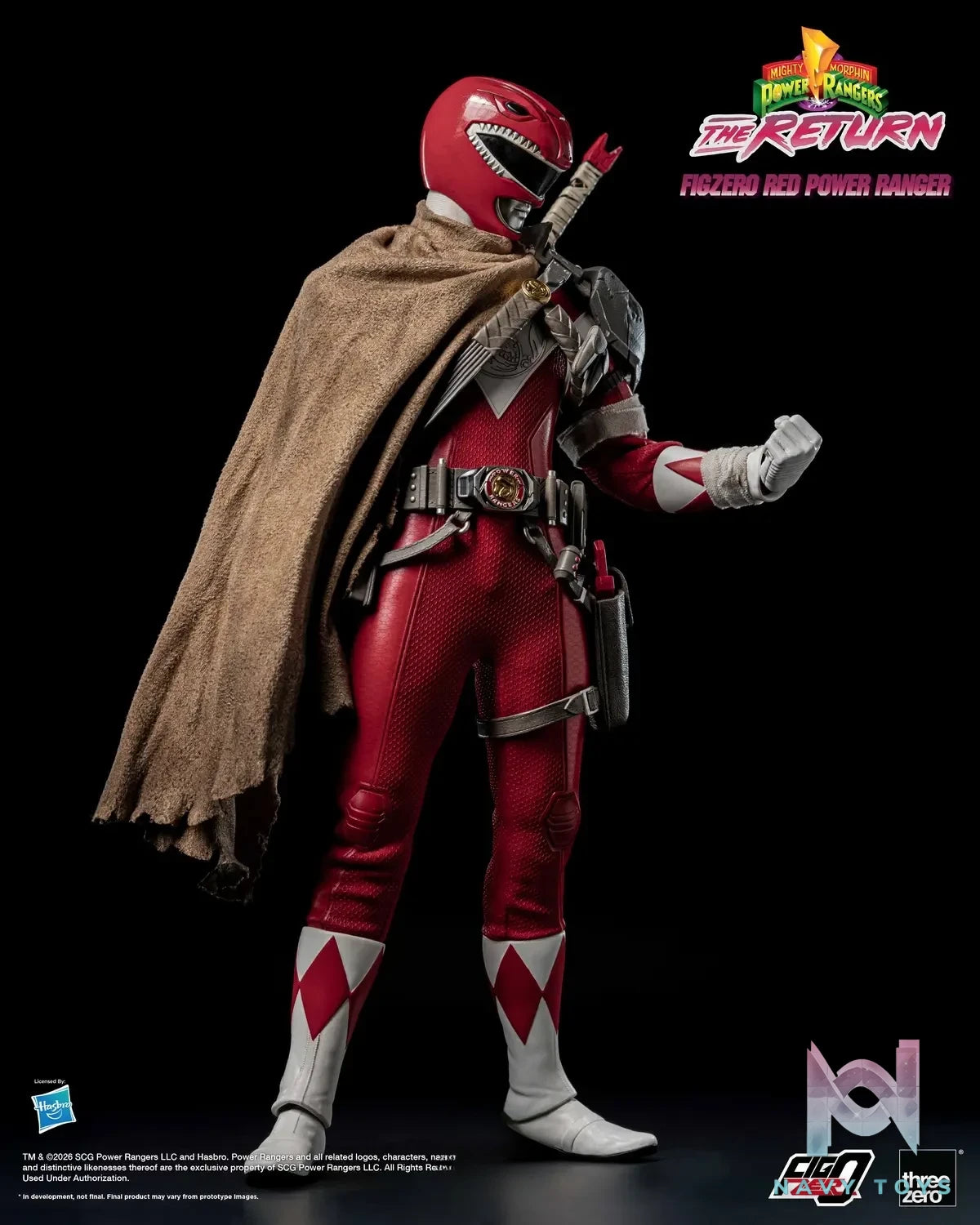 Threezero – Mighty Morphin Power Rangers: The Return FigZero 1/6 Red Power Ranger 3Z10200W0 (Licensed)