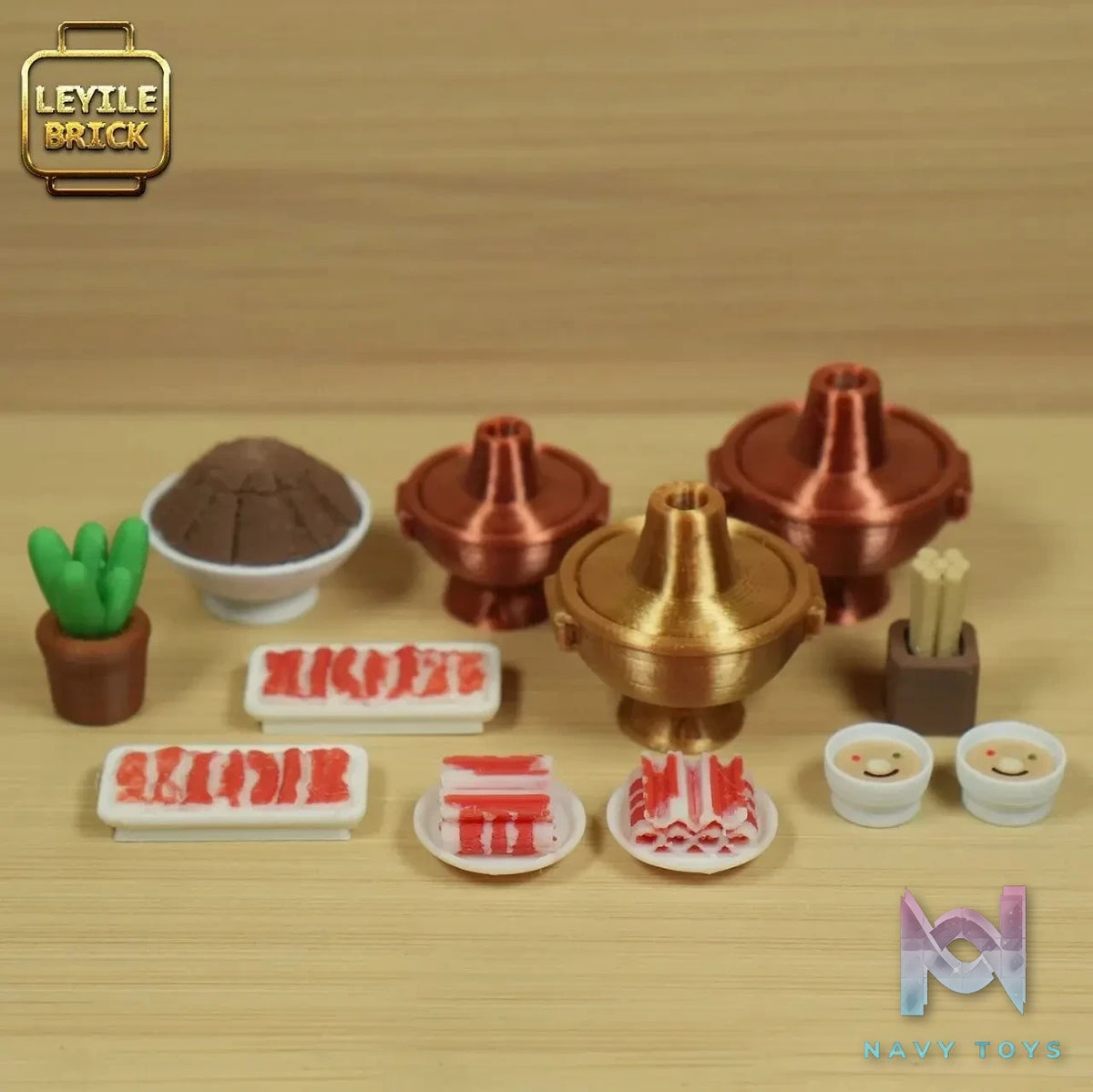 LEYILEBRICK Studio – Eat X Drink Accessory Series Original