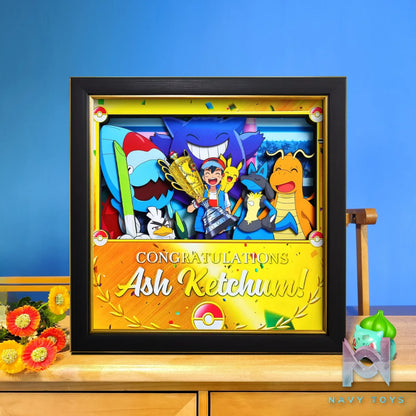 Yu Zhi Jiang Studio – Pokémon Multiple Characters Series #11 3D Decorative Painting Pokémon