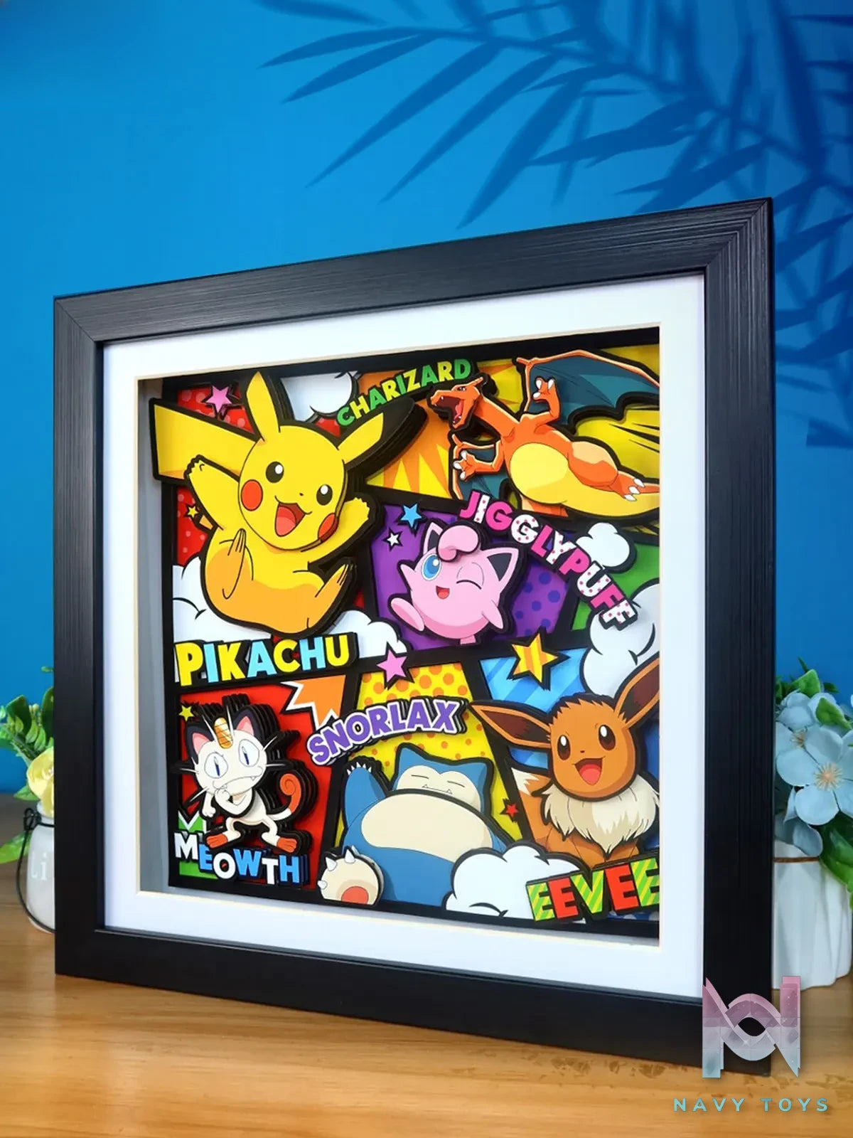 KALA HOME Studio – Pokémon Multiple Characters #11 3D Decorative Painting Pokémon
