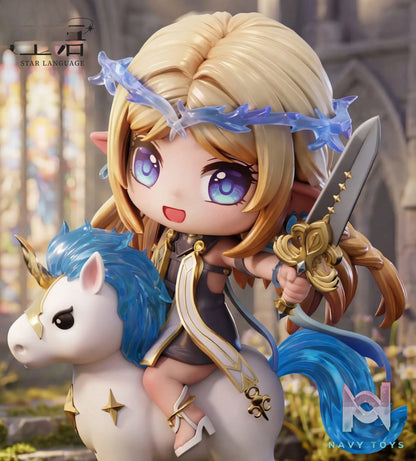 Star Language Studio – Cartethyia Knight Chibi Figure Wuthering Waves