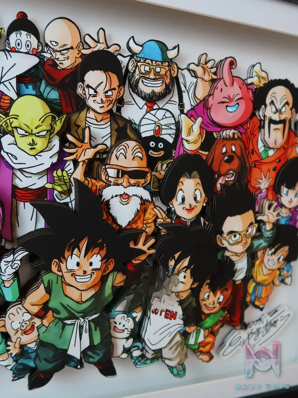 KALA HOME Studio – Dragon Ball Multiple Characters #08 3D Decorative Painting Dragon Ball