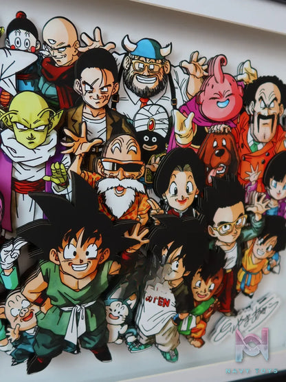 KALA HOME Studio – Dragon Ball Multiple Characters #08 3D Decorative Painting Dragon Ball
