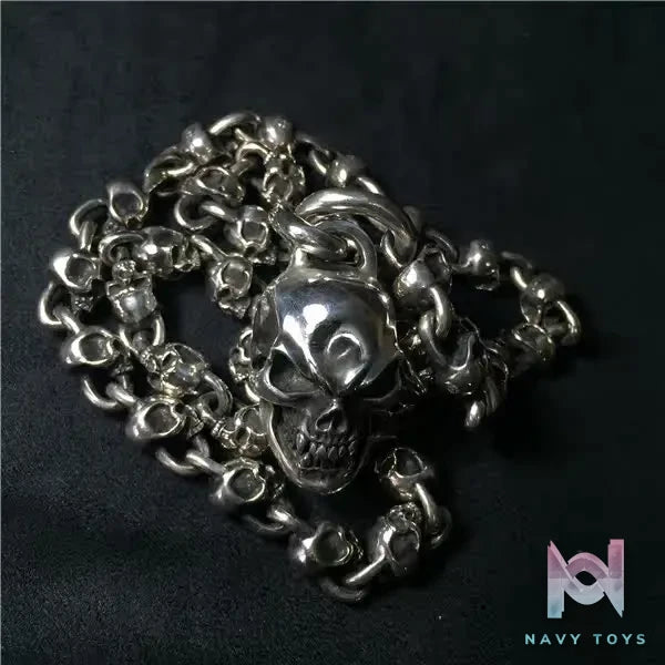 Raven Studio (silver jewelry) – Exclusive Design Small Skull Trophy Necklace Original