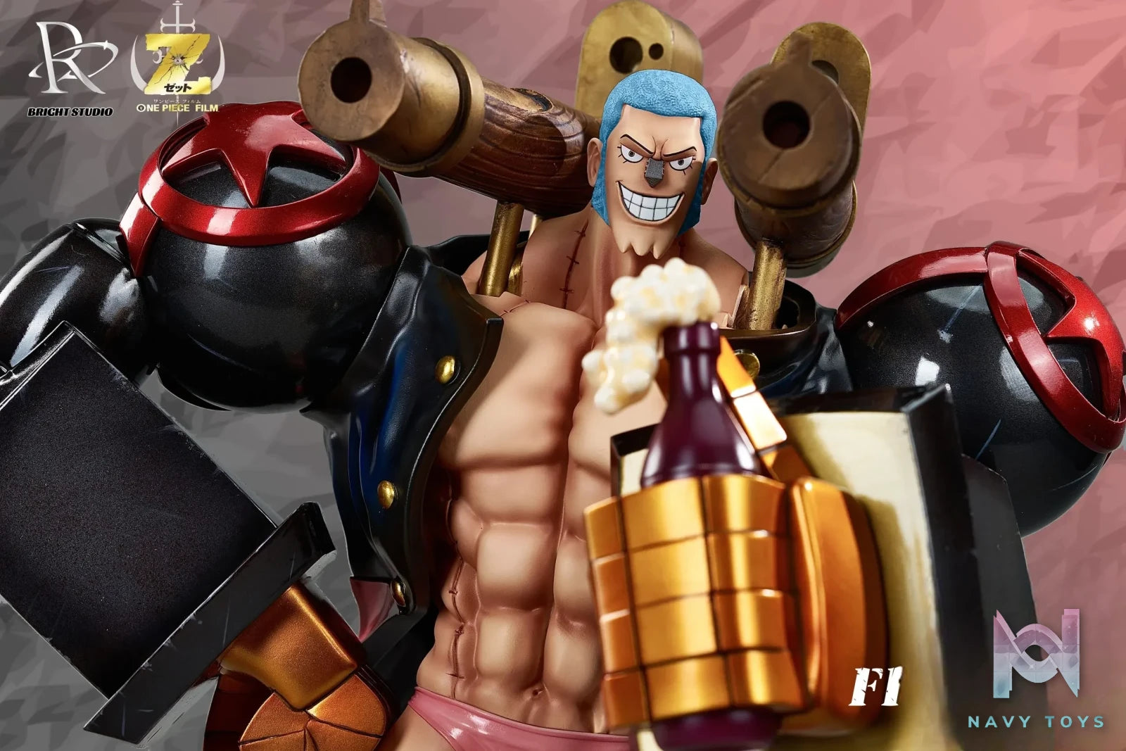 One Piece Red Straw Hats Resonance Franky – BRIGHT Studio | Navy Toys