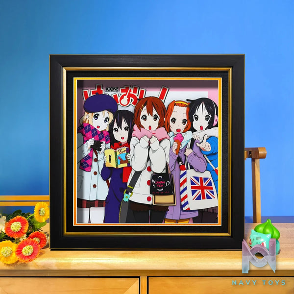 Yu Zhi Jiang Studio – K-ON! Multiple Characters 3D Decorative Painting K-ON!