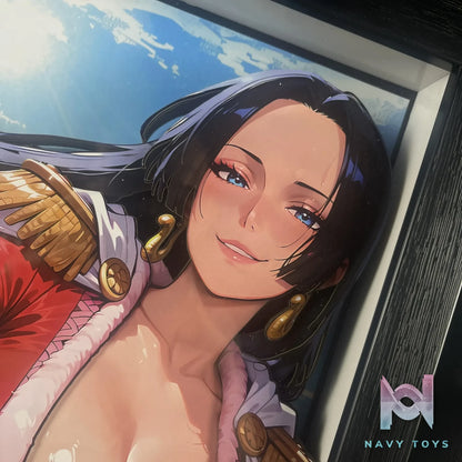 Dorobou Neko Studio – One Piece Boa Hancock 3D Decorative Painting