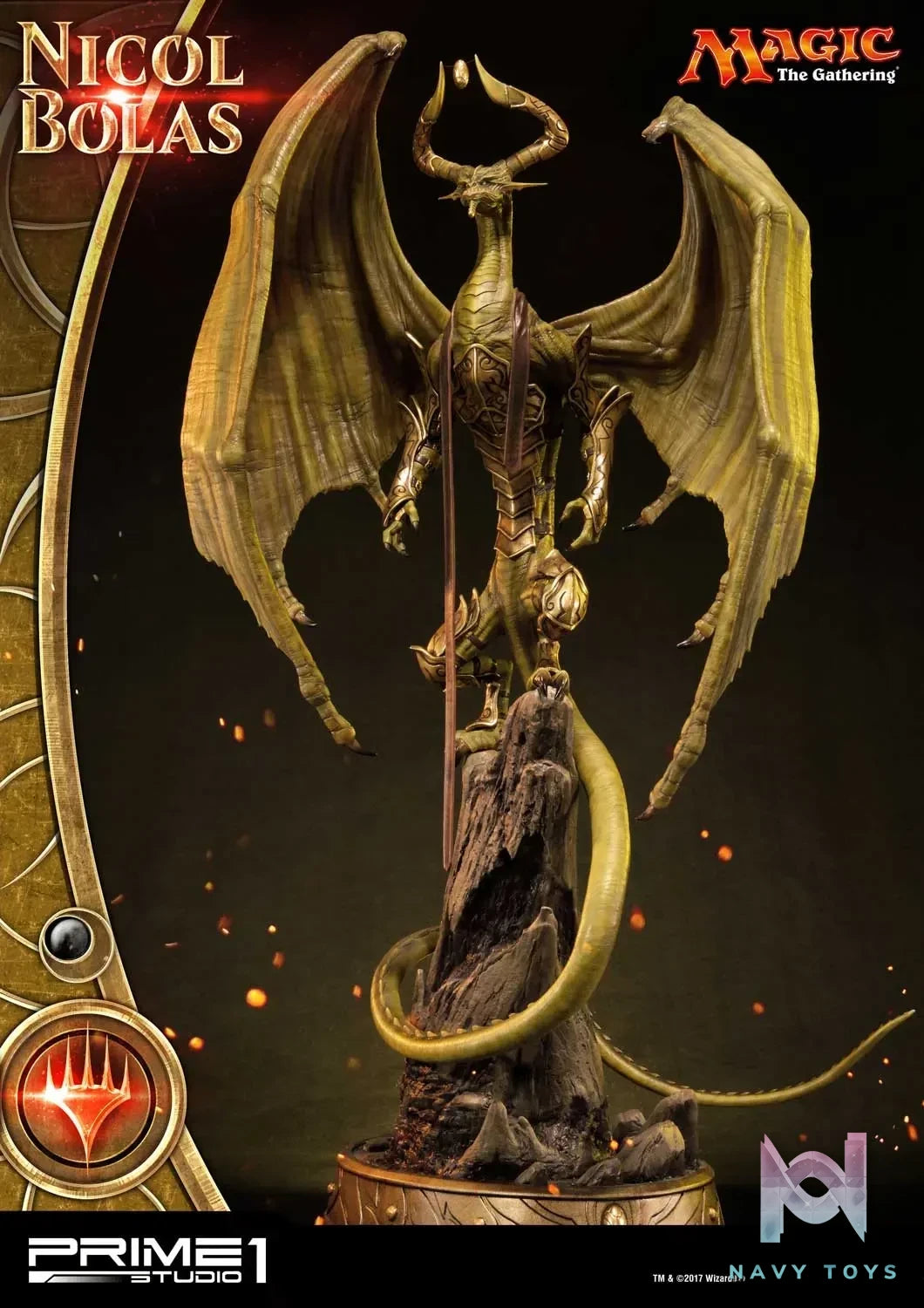 Prime 1 Studio – Premium Masterline Magic: The Gathering Nicol Bolas PMMTG-01 PMMTG-01EX (Licensed)