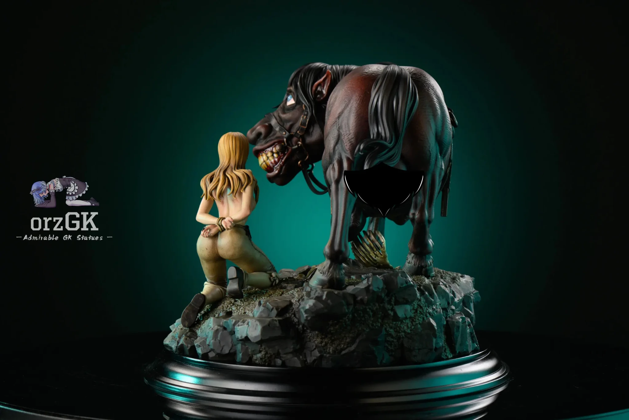 Farnese and the Evil Spirit Possessed Horse - Berserk - BIHS Studio resin statue Navy Toys anime figure