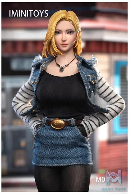Iminitoys – Dragon Ball M024 1/6 Android 18 clothing accessories package