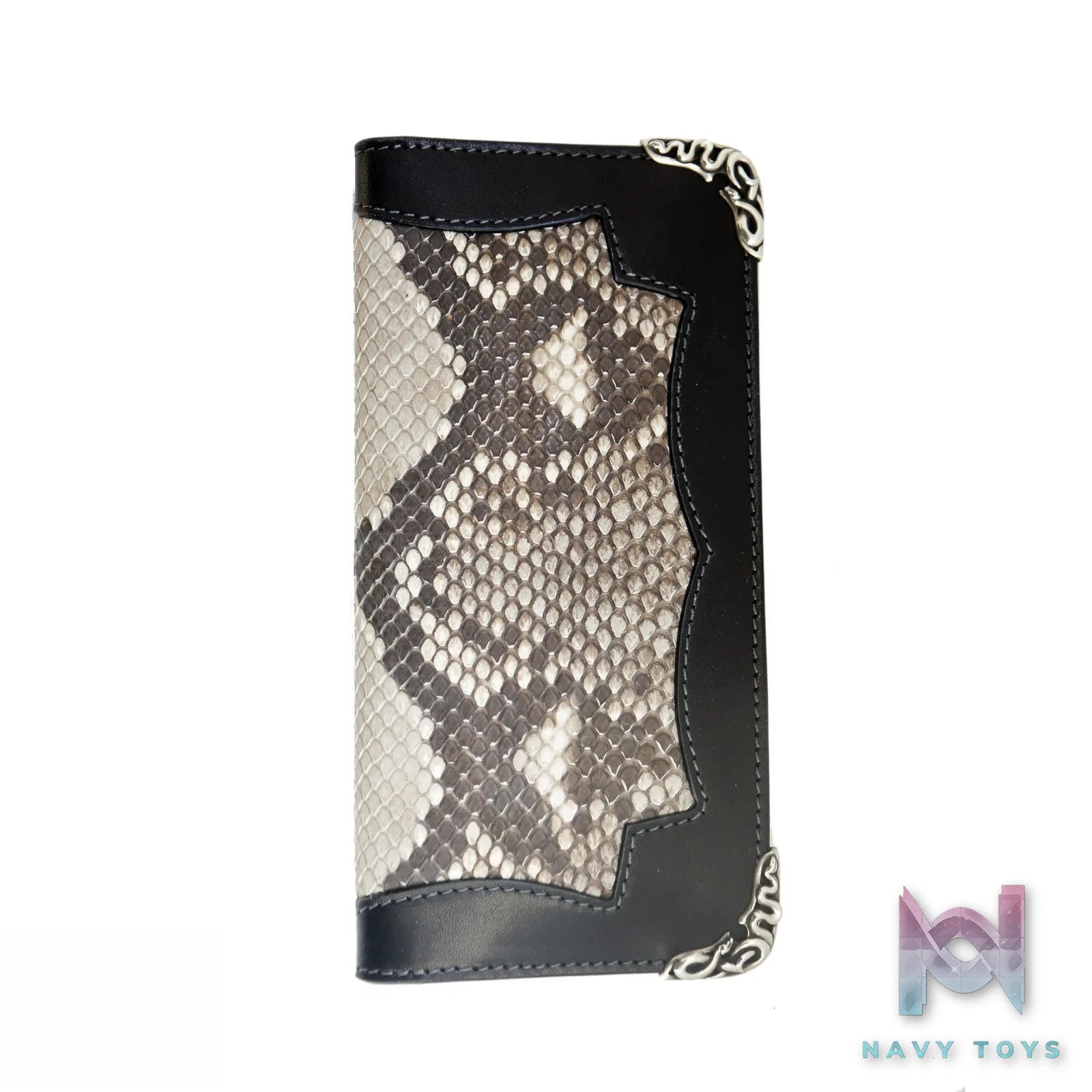 Raven Studio (silver jewelry) – Tochigi Leather Patchwork Python Skin Long Wallet Original