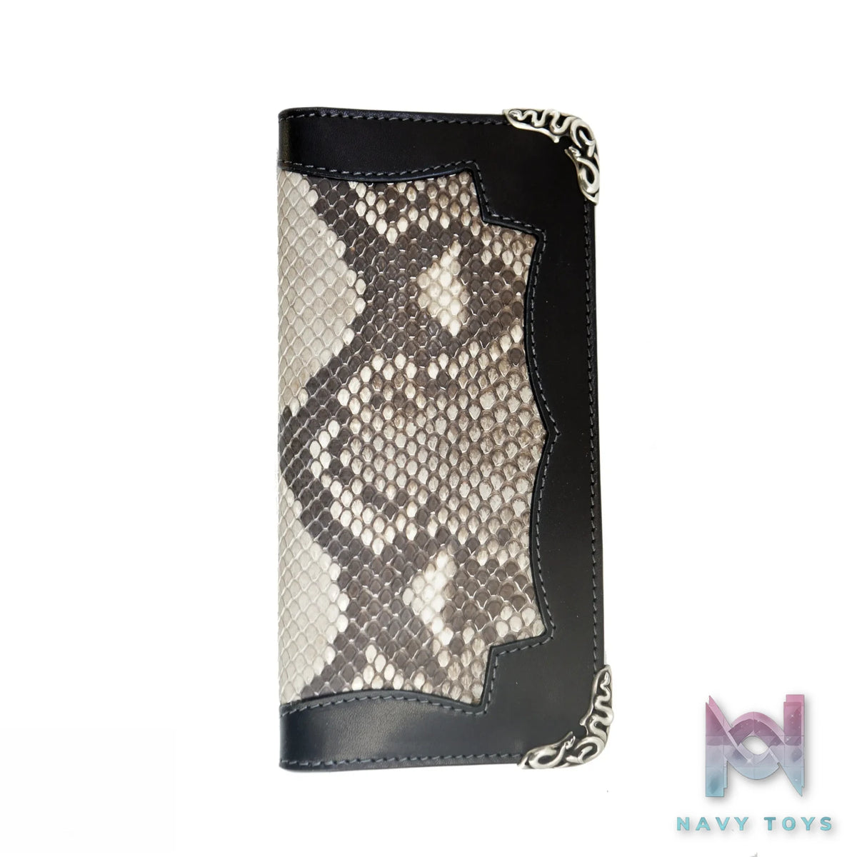 Raven Studio (silver jewelry) – Tochigi Leather Patchwork Python Skin Long Wallet Original