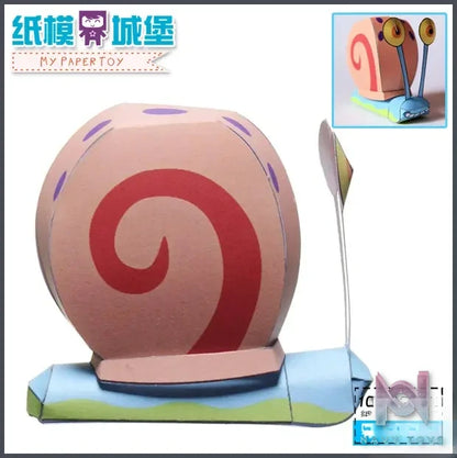 Qian Zhi Lu Studio – Bikini Bottom series 3D Paper Model DIY SpongeBob SquarePants