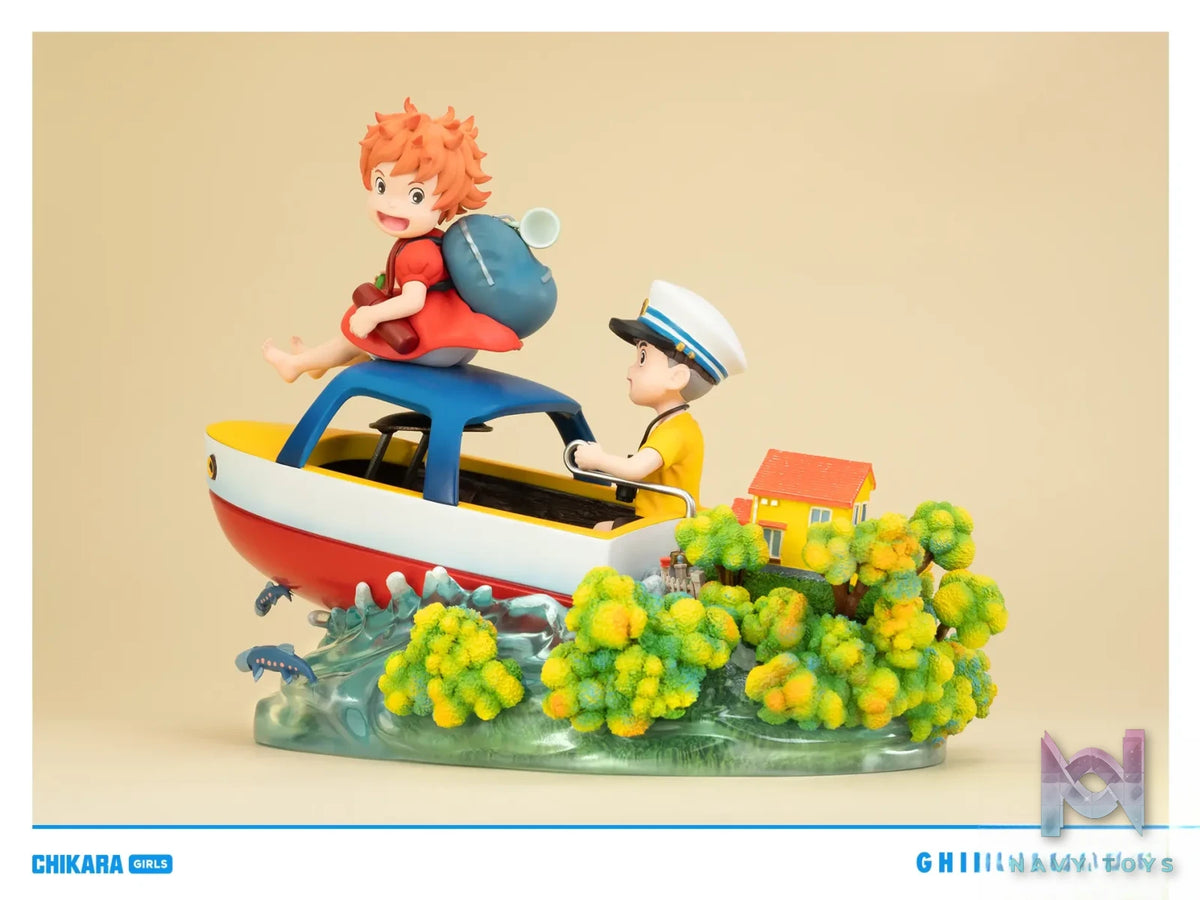 CHIKARA Studio – Ponyo on the Cliff Desktop Series Ponyo on the Cliff