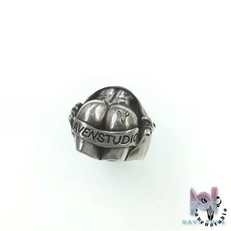 Raven Studio (silver jewelry) – Original Erotic Series “One Butt Silver” Couple Rings Eagle Head Ring Original