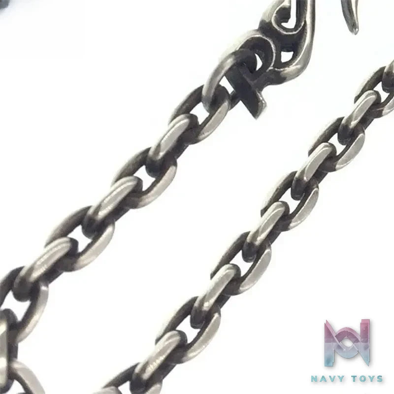 Raven Studio (silver jewelry) – Original Design RS Letter Hook 5mm Curb Chain Original