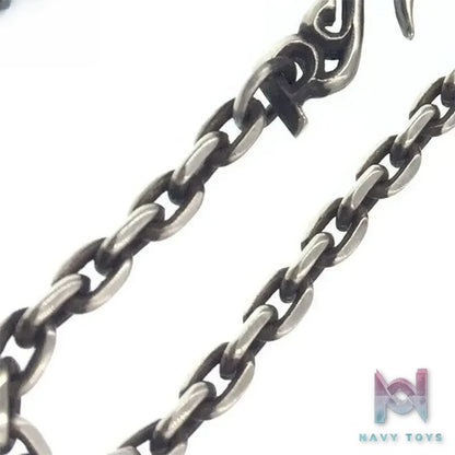 Raven Studio (silver jewelry) – Original Design RS Letter Hook 5mm Curb Chain Original