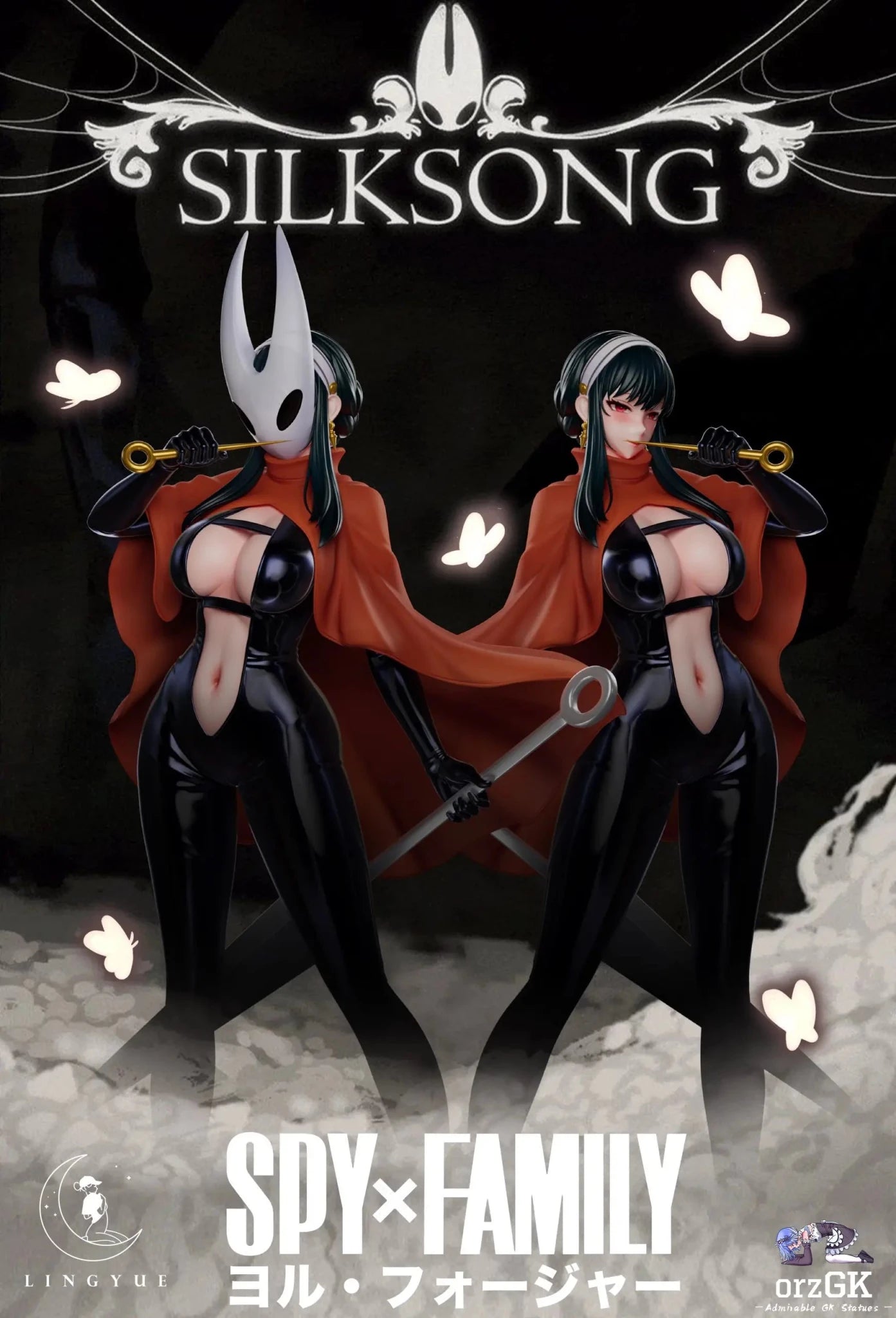 Ling Yue Studio - Yor Forger cos Silksong Hornet Spy x Family resin statue Navy Toys anime figure