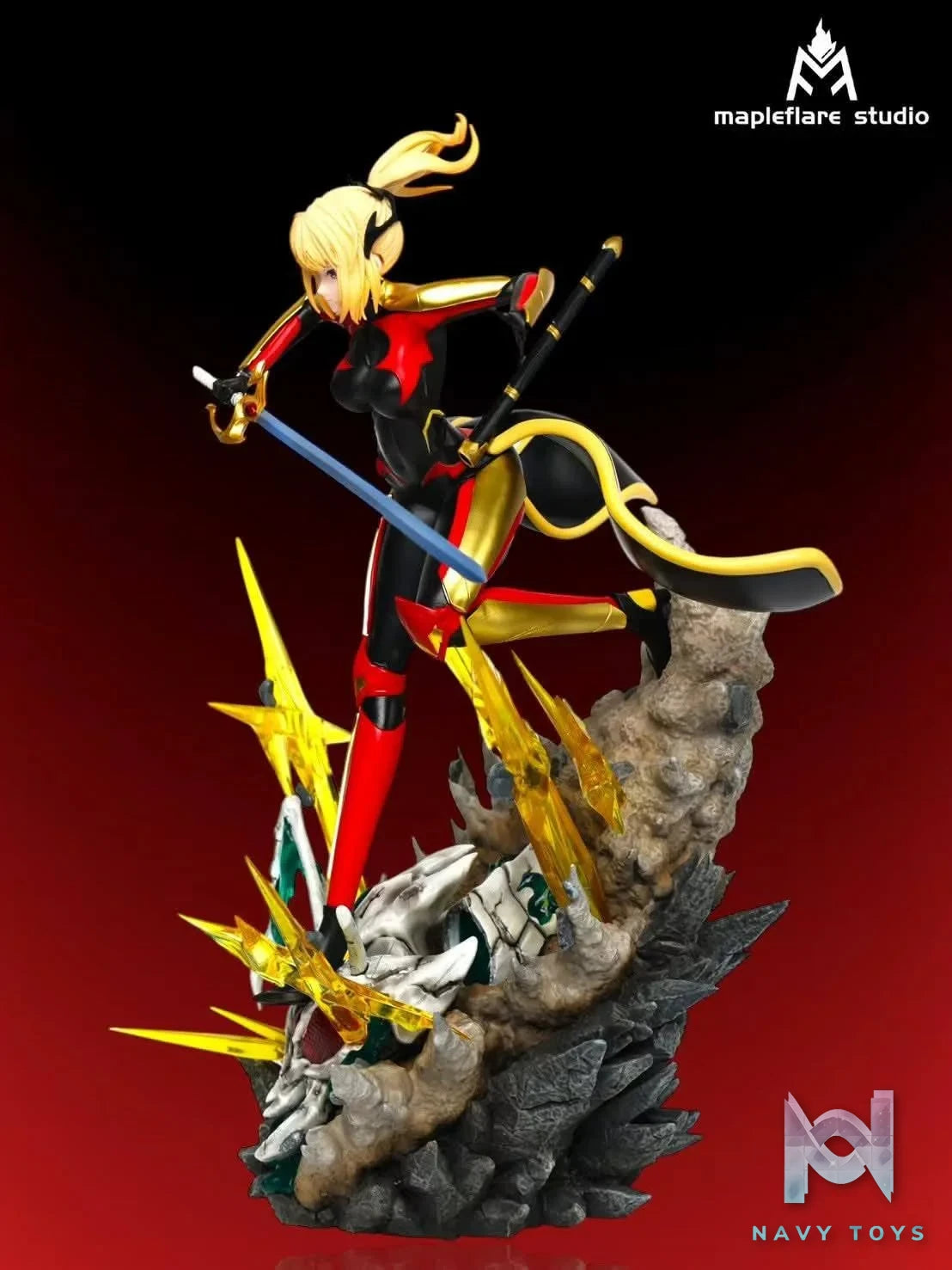 Sung Jinwoo & Cha Hea In resin statue Mapleflare Studio anime figure