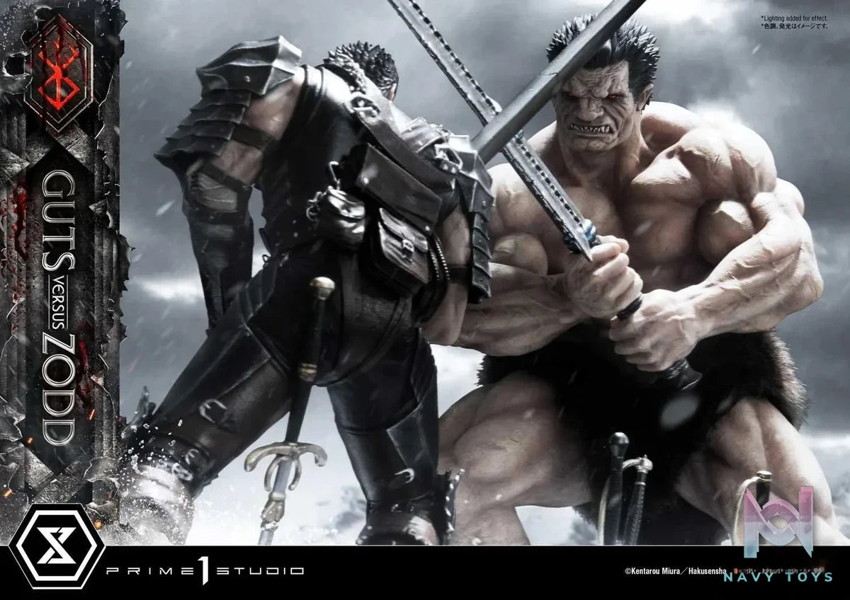 Guts versus Zodd UDMBR-01 UDMBR-01DX (Licensed) - Ultimate Diorama Masterline Berserk - Prime 1 Studio resin statue Navy Toys anime figure