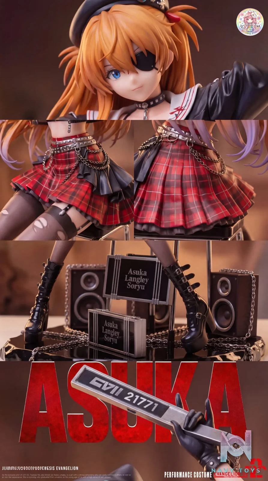 Extreme Studio – Asuka Punk Rock Neon Genesis Evangelion