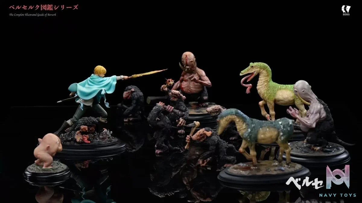 Encyclopedia Series #3 Serpico's Battle with the Beast of the Eclipse Berserk - BIHS Studio resin statue Navy Toys anime figure