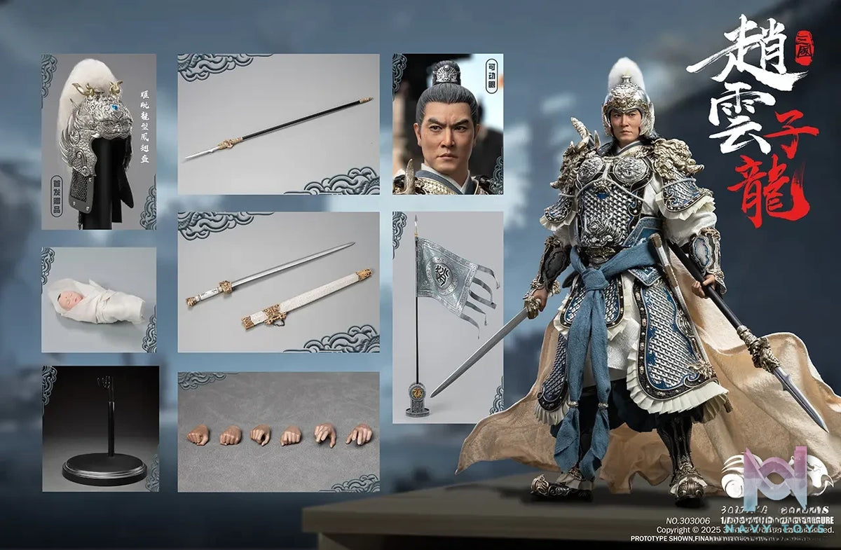 303TOYS x JSTOYS – 1/6 THREE KINDOMS – EVER-VICTORIOUS ZHAO YUN, ZILONG & LUMINOUS JADE LION 303005 303006 303007 (Licensed)
