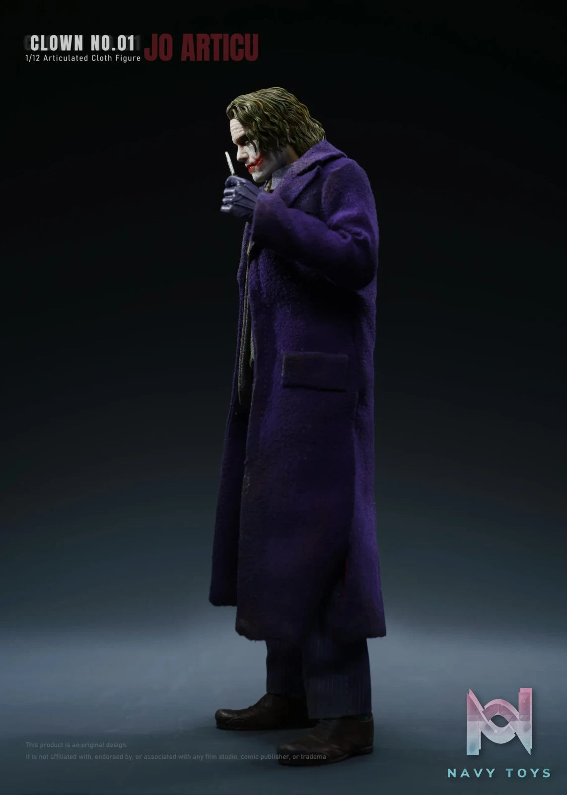JO ARTICU Studio – CLOWN No.01 1/12 Scale Cloth Outfit Articulated Figure DC Comics