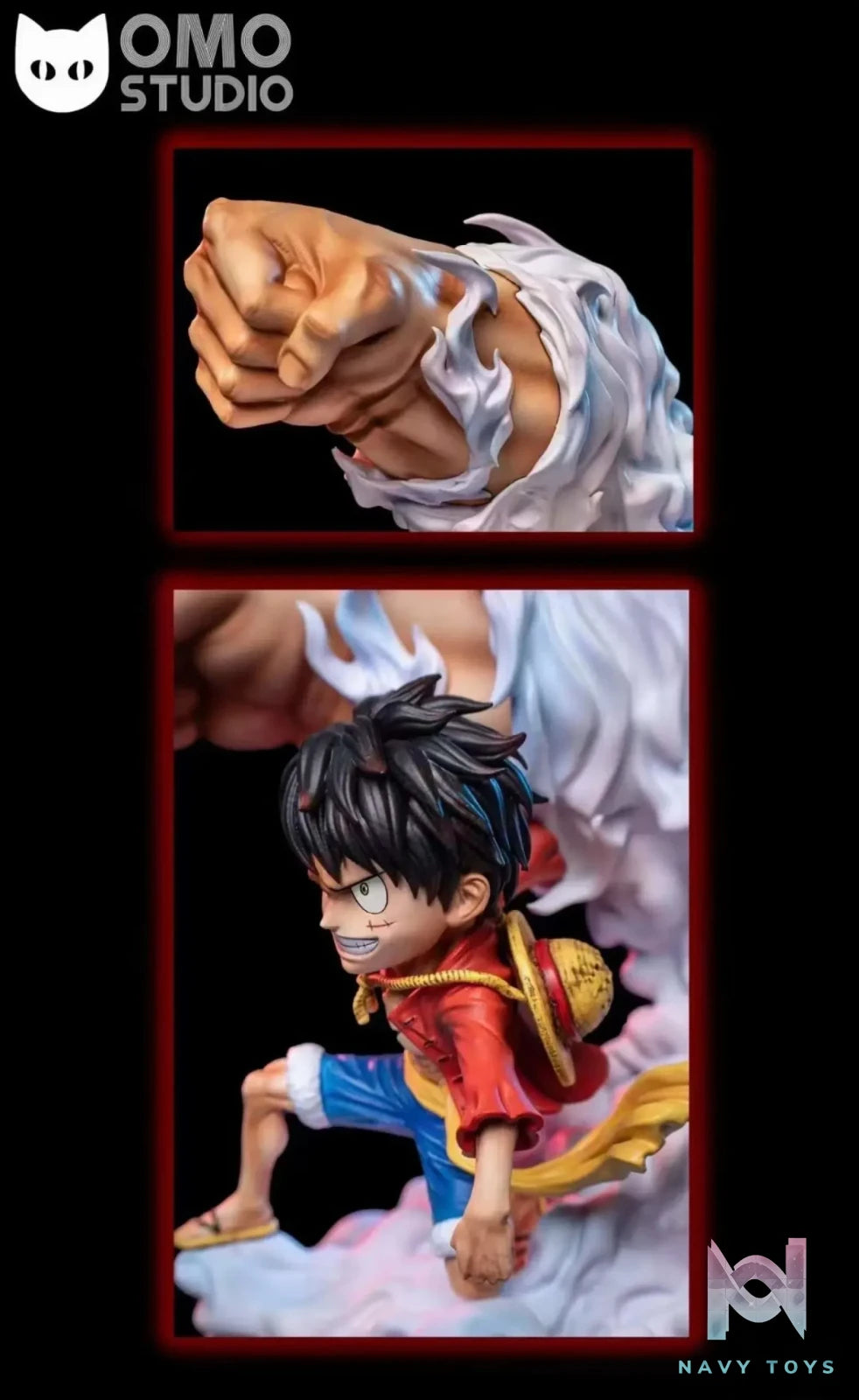OMO Studio – One Piece Three Brothers in Squat #1 Monkey D. Luffy