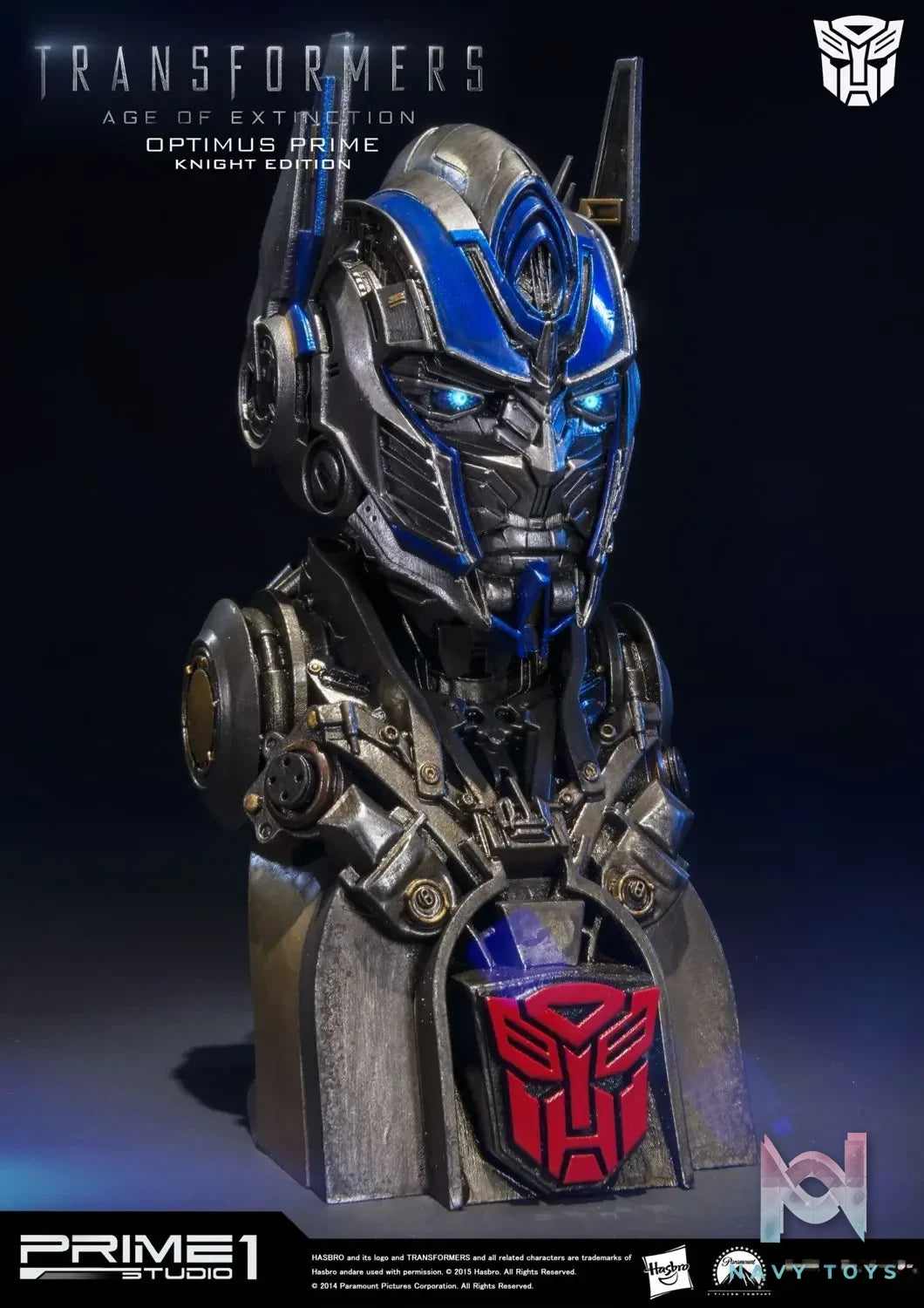 Prime 1 Studio – Museum Masterline Transformers: Age of Extinction (Film) Optimus Prime Knight Edition MMTFM-07 MMTFM-07GL (Licensed)