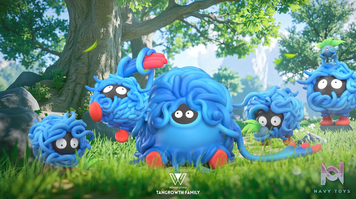 Wonder Studio – Pokémon Vileplume Evolution Set & Tangela Evolution Set
