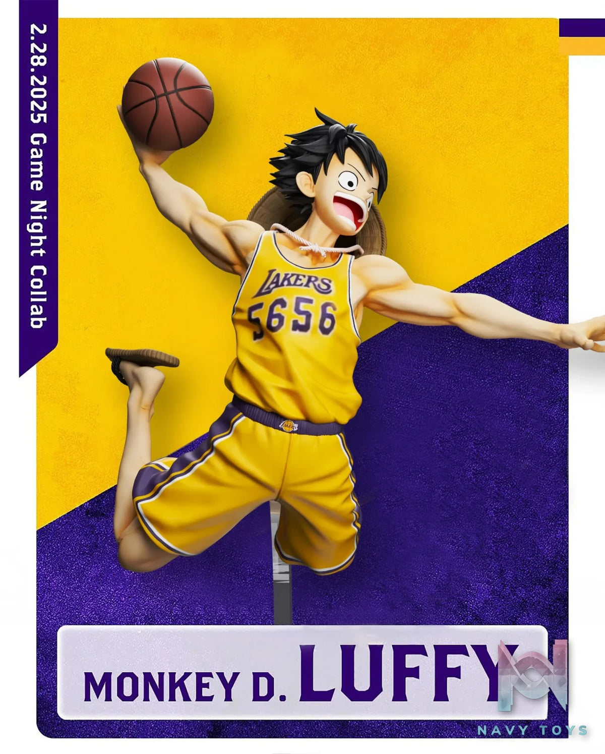 K9 Studio – One Piece Straw Hat Basketball Team 1/6 Monkey D. Luffy Full Body Statue