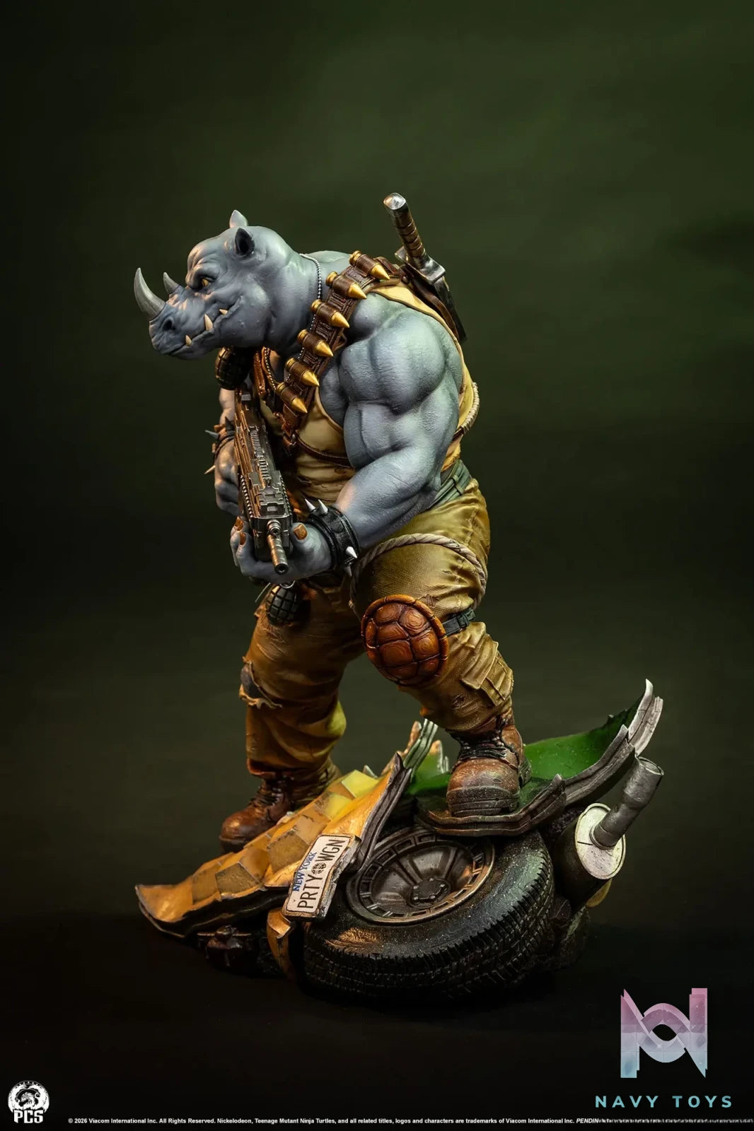 Premium Collectibles Studio – TMNT Legends Rocksteady 1/3 Scale Statue (Licensed)