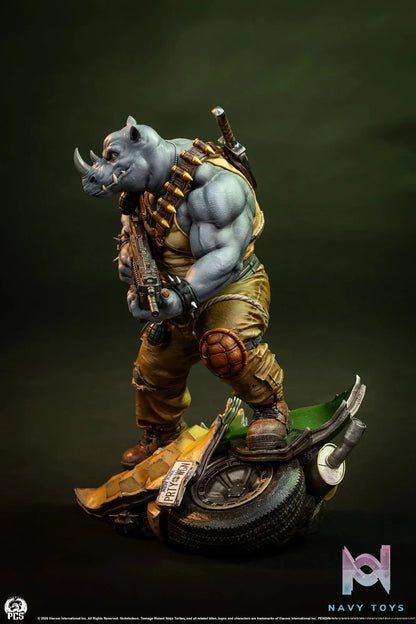 Premium Collectibles Studio – TMNT Legends Rocksteady 1/3 Scale Statue (Licensed)