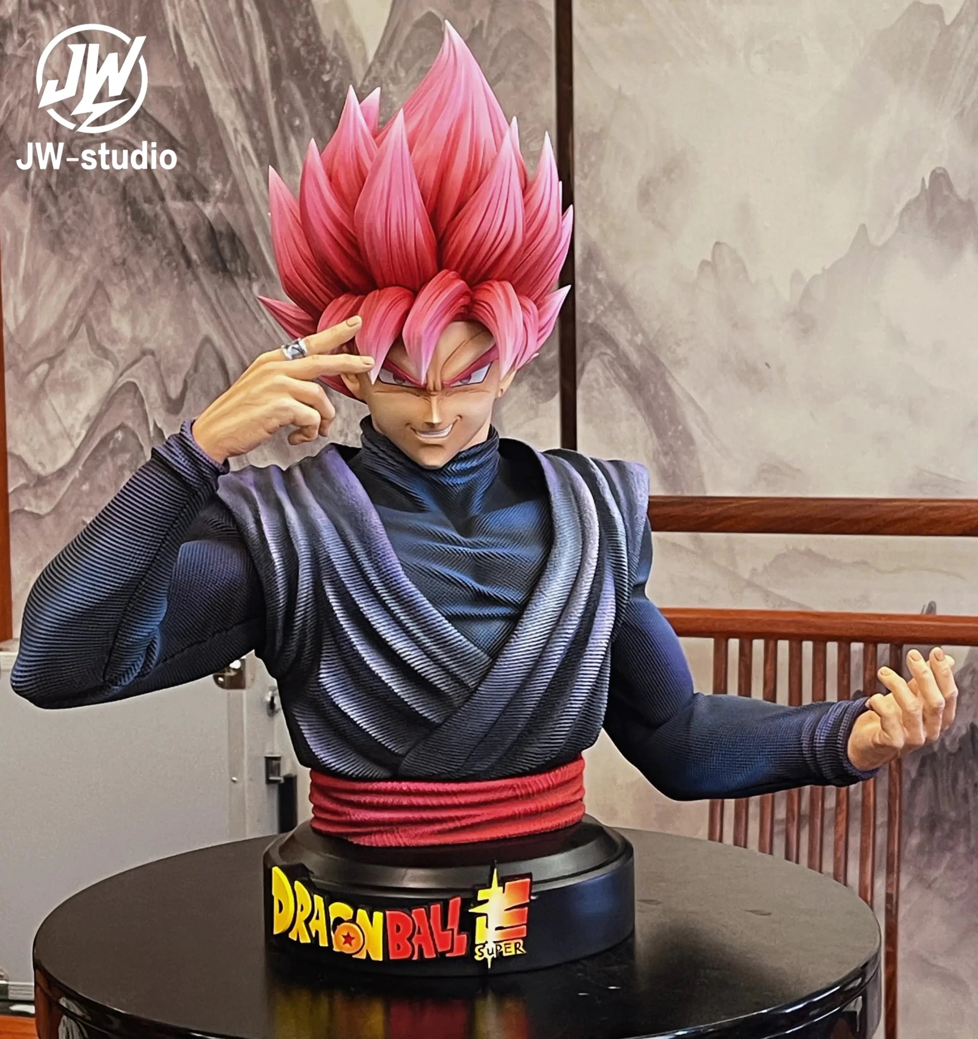 JW Studio - Pink Goku Bust Dragon Ball resin statue Navy Toys anime figure