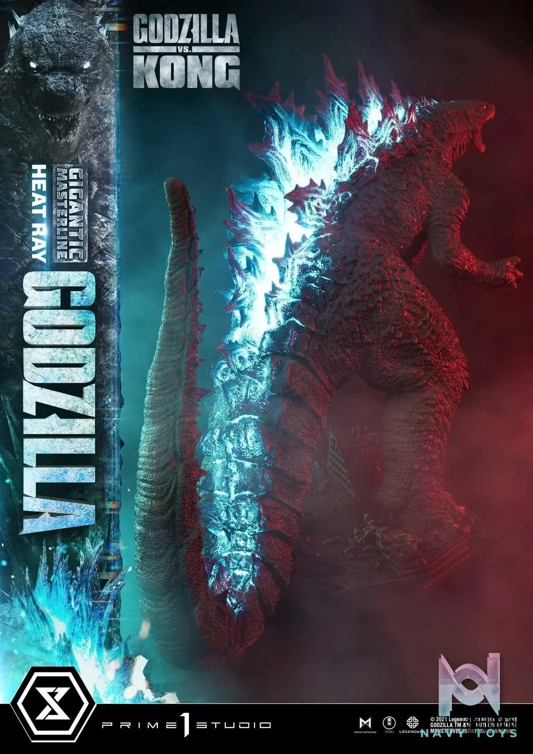 Prime 1 Studio – Gigantic Masterline Godzilla vs Kong Heat Ray Godzilla GMGVK-02 (Licensed)