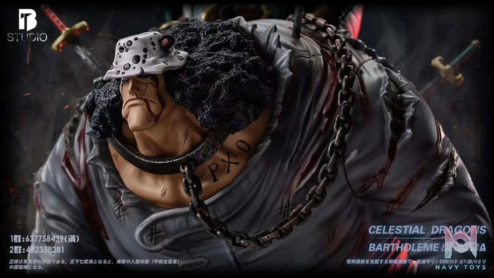 BT Studio – One Piece Famous Scene Series—Bartholomew Kuma