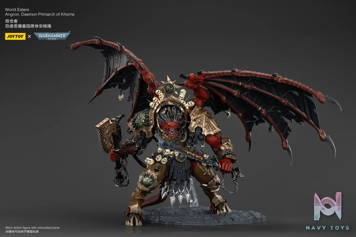 JOYTOY – World Eaters Angron Daemon Primarch of Khorne JT01178 (Licensed)