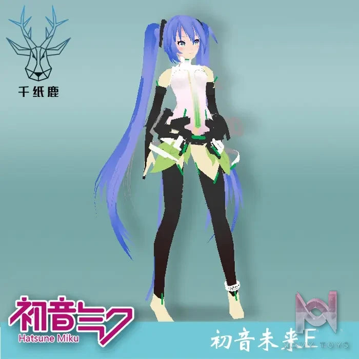 Qian Zhi Lu Studio – Hatsune Miku 3D Paper Model DIY Project Sekai