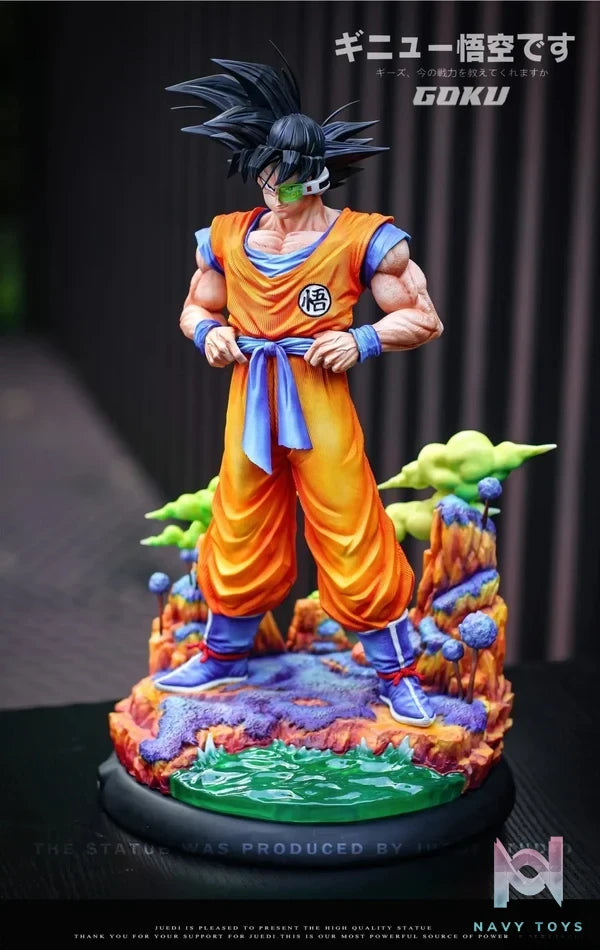JD Studio - Dragon Ball Ginyu Son Goku resin statue Navy Toys anime figure
