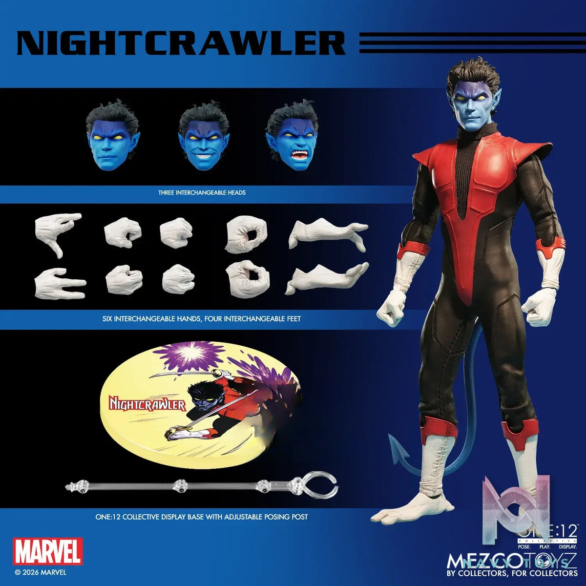 Mezco Studio – 1/12 Collective Nightcrawler (Licensed)