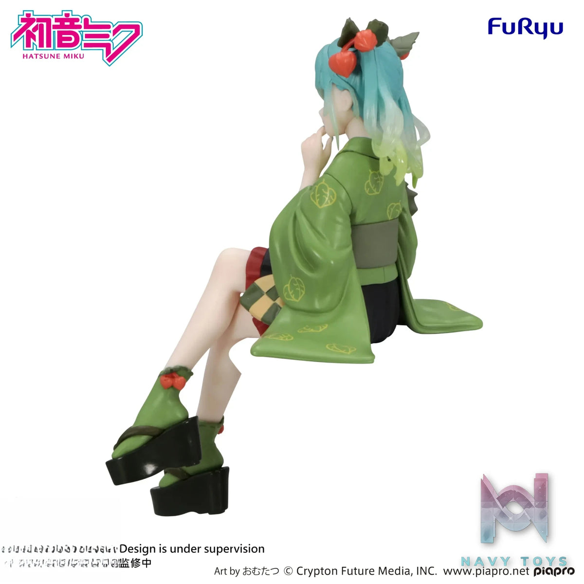 FURYU – Hatsune Miku Noodle Stopper Figure – Flower Fairy Winter Cherry Green Color ver. (Licensed)
